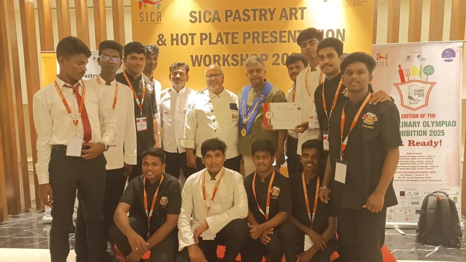 SICA Pastry Art &  Hot Plate Presentation Workshop